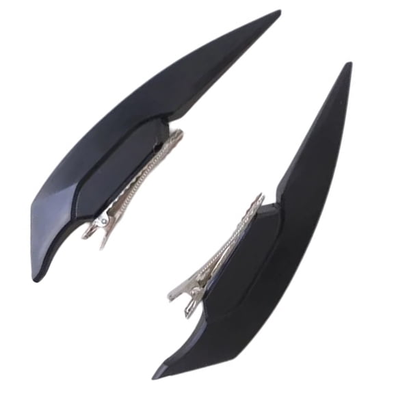 Ywmsfl 1Pair Angel Winged Hair Clip Cyber Punk Hairclip Side Pin Hair Styling Accessory