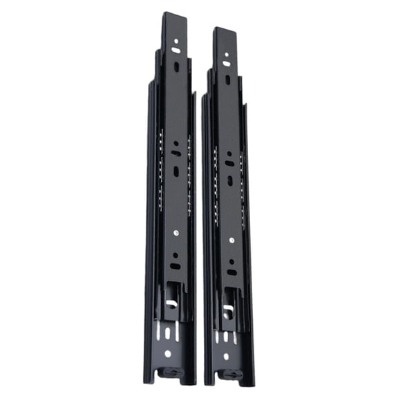 Ywmsfl 1Pair Soft Close Drawer Track Rail Dresser Drawer Slides Cabinets Hardware