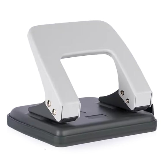 Ywmsfl 2-Hole Puncher Round Hole Puncher Clear Chip Tray 20 Sheets Capacity for Punching Paper Photo Cardstock Scrapbooking