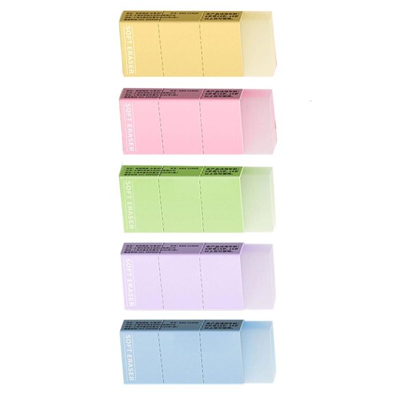 Ywmsfl 20 Pieces Fruit Eraser Set For Pencils Component Minimizes Debris Efficient Cleaned Ideal For Exams Homework