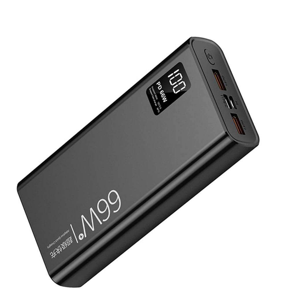 Ywmsfl 20000mAh Mobile Power Adapter Battery Charger with LED Display ...