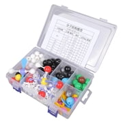 Ywmsfl 207Pcs Chemistry Molecular Model Set Science Experiment Tool Includes 79 Atoms and 110 Connectors for Students