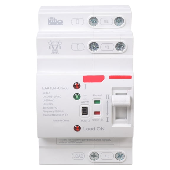Ywmsfl 2P 110V/220V Double Power Automatic Transfer Switches Electrical Selector Switches Uninterrupted Power Easy to Install