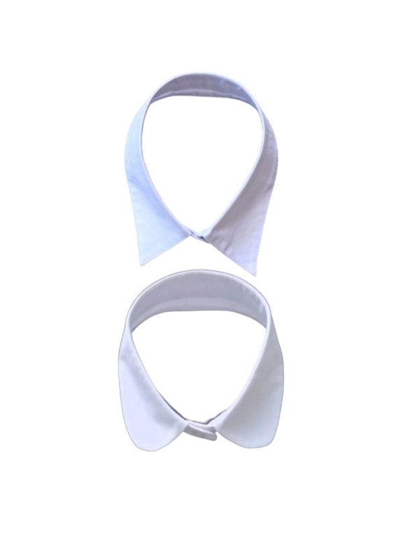 2PCS Breathable False Collar Cuffs for Men Women Business Professional Dress Shirt Enhancer Decorative Accessory
