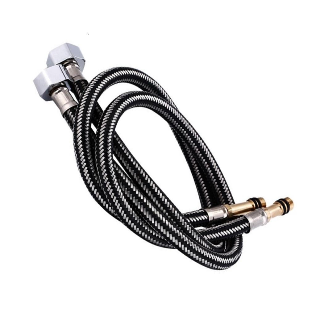 Ywmsfl 2Pcs Cold and Hot Water Inlet Pipe Stainless Steel Water Supply ...