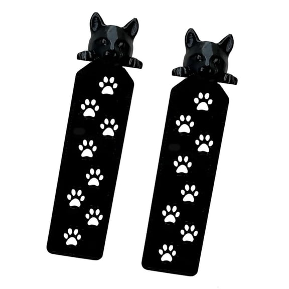 Ywmsfl 2Pcs Fun Feline Themed Bookmarks Light Weight Textbook Page Holder For Books Journals Notebook Planner Magazine