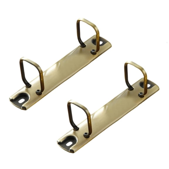 Ywmsfl 2Pcs Professional Metal Binding Clip Two Hole Binding Rings School Office Supplies For Files Documents Organization