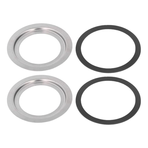 Ywmsfl 2Pcs Strong Sink Mounting Set for Food Waste Disposer Replacement Accessories Resistant Garbage Disposal Adapter Set Includes 2 Steel Rings for Home