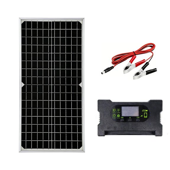 Ywmsfl 2pcs Monocrystalline Solar 16W 12V ABS Frame for Outdoor Charging