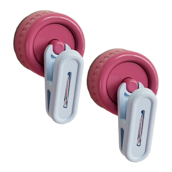 Ywmsfl 2pcs Rotating Suction Base Wall Hook Adjustable Clamps Holders Waterproof Not Slip Designs Brackets for Shower Shelves