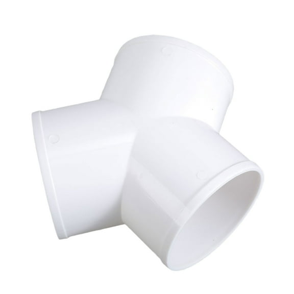 Ywmsfl 3 Way Duct Connector PVC Y Shape Round Pipe Fitting Pipe Connector Easy to Use