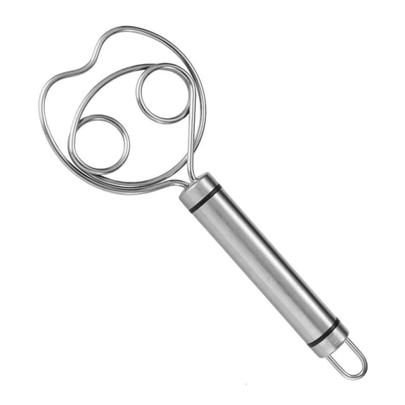 Ywmsfl 304 Stainless Steel Handheld Whisk Sourdough Bread Dough Mixer For Eggs Cream And Batter Quick Efficient Mixing