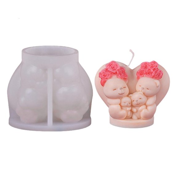 Ywmsfl 3D Silicone Handicrafts for Room Decors Making Silicone Baking Hand Castings