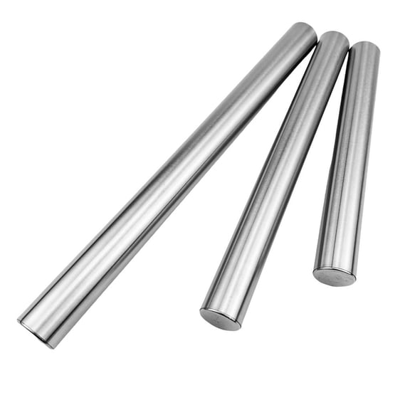 Ywmsfl 3PCS 430Stainless Steel Hollow Dough Stick Multifunctional Cooking Roller for Baking and Cooking with Easy Maintenance