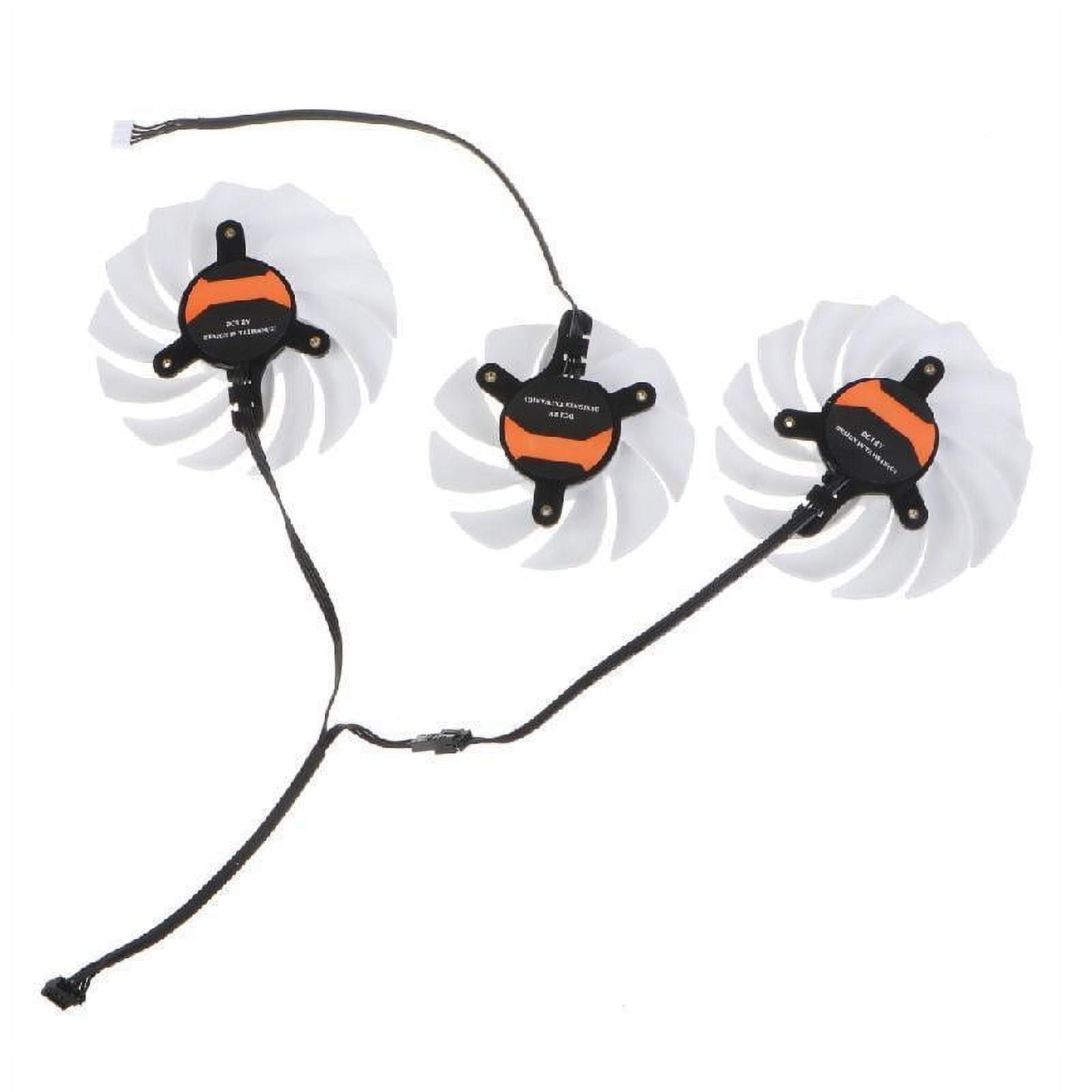 Ywmsfl 3pcs GPU Cooling Fans Graphics Card Radiator 88mm 75mm For ...
