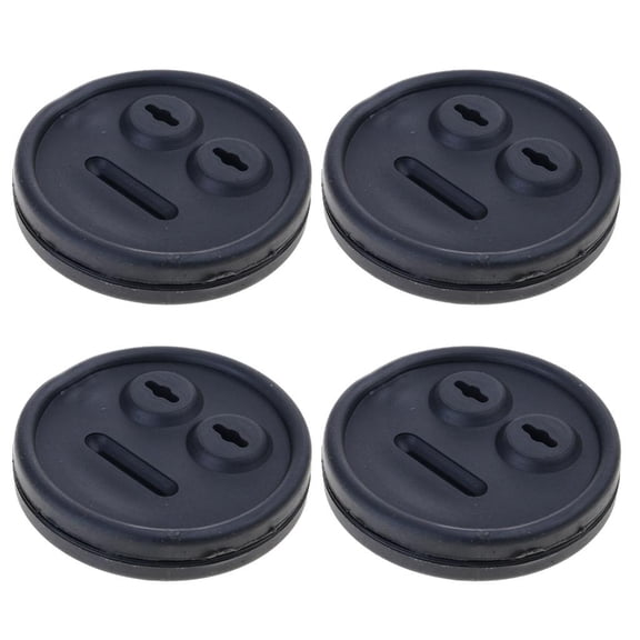 Ywmsfl 4Pcs BBQ Grills Probes Gaskets Meat Thermometers Probes Grommets Food Grade Rubber Probes Gaskets Cookers Replacement Pa