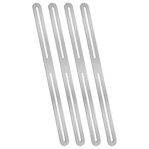 Ywmsfl 4Pieces Sturdy Stainless Steel Mailbox Fence Connectors for Reliable Mounting and Multipurpose Home Applications