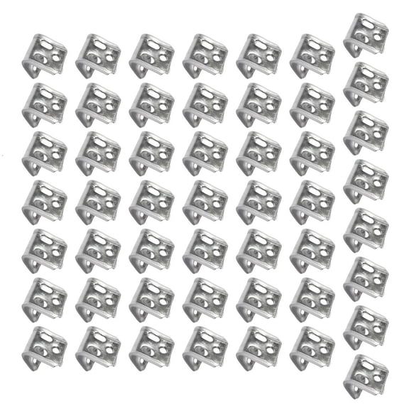 Ywmsfl 50Pcs Furniture Sofa Spring Hook Hanger Fixed Clamps 5 Holes Sofa Spring Clip