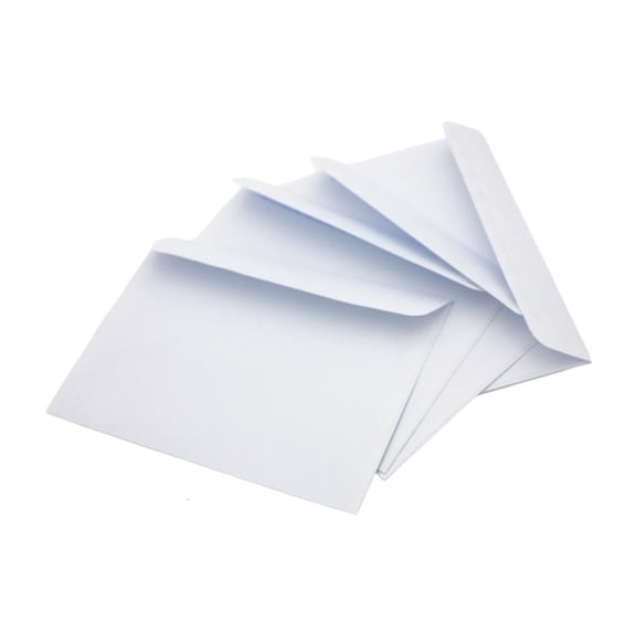 Ywmsfl 50pcs White Envelopes Reinforced Double Layered Glued Paper Tear Resistant Secure Sealing For Legal Documents