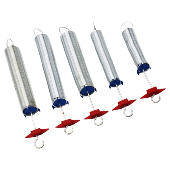 Ywmsfl 5Pcs Hooke's Law Experiment Set Assorted Size Metal Helical Spring Physics Experiment Spring for Learning