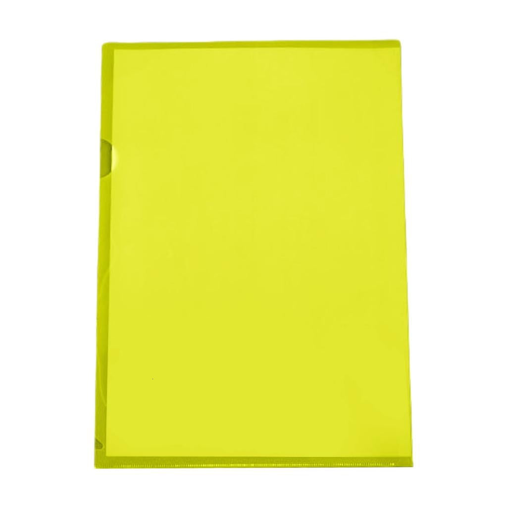Ywmsfl 6 Colors A 4 Folder Paper Clip Folder L Shaped Folder ...