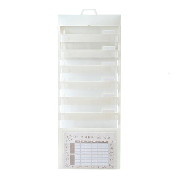 Ywmsfl 6 Pocket Wall Hanging File Organizers Expandable Folder Portable Document Bag
