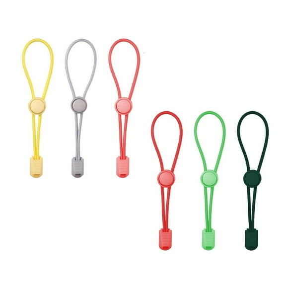 Ywmsfl 6Pcs Adjustable Sealing Bands Stretchable Fasteners Elastic Storage Rope