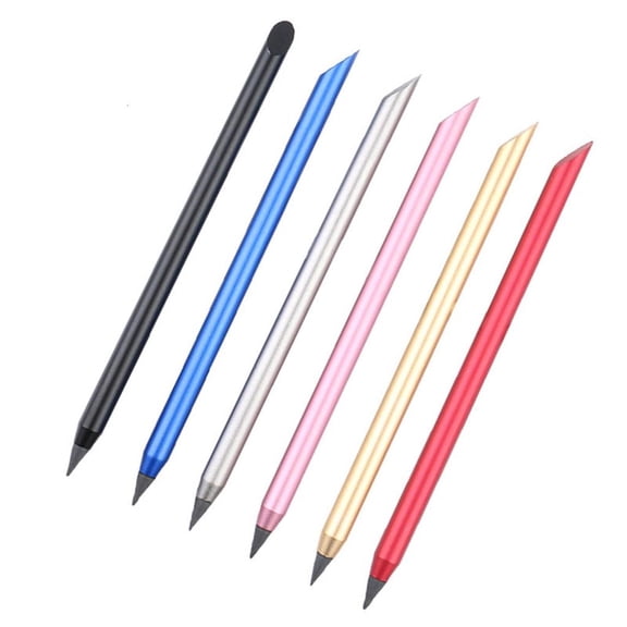 Ywmsfl 6Pcs Erasable Everlasting Pen Multifunction Inkless Pen with Touching Screen Tip