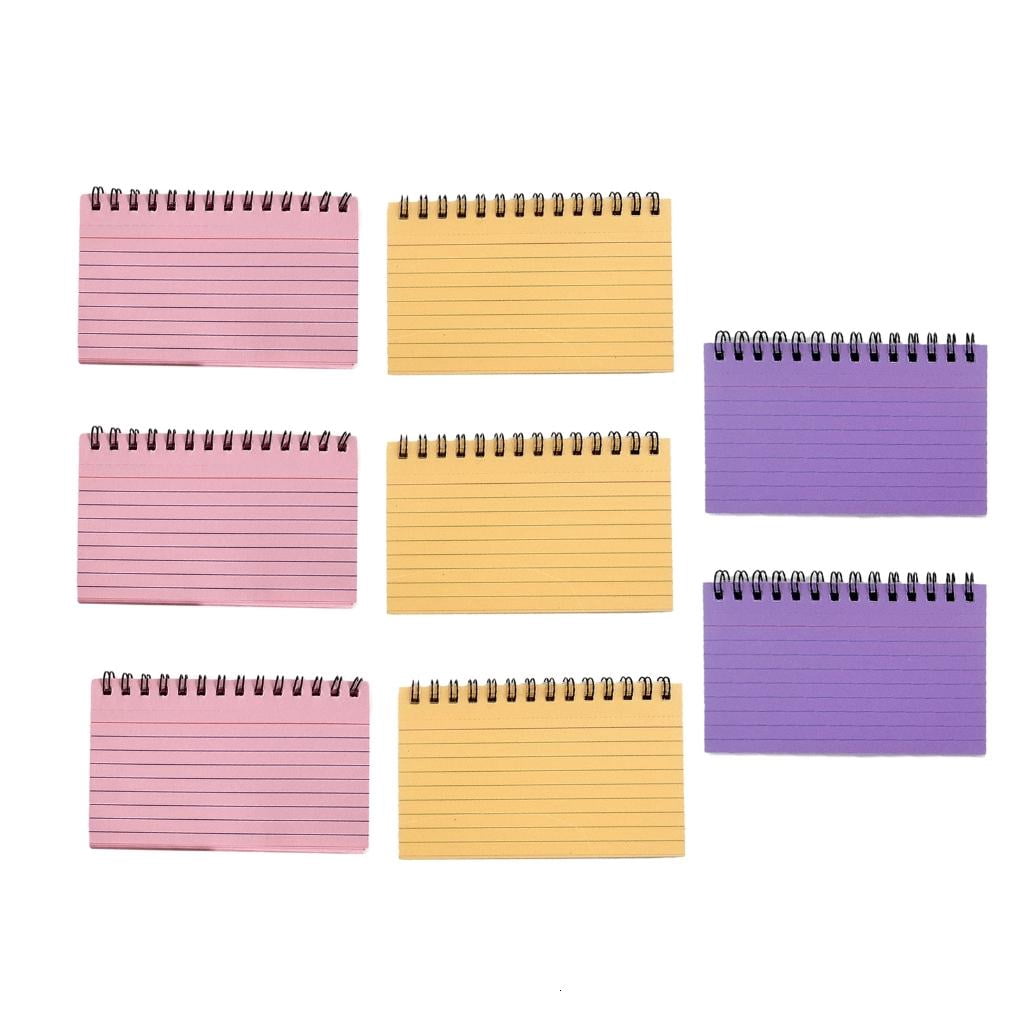 Ywmsfl 8Pcs Small Lined Notebook Colorful Notepads Lined Writing Pad ...