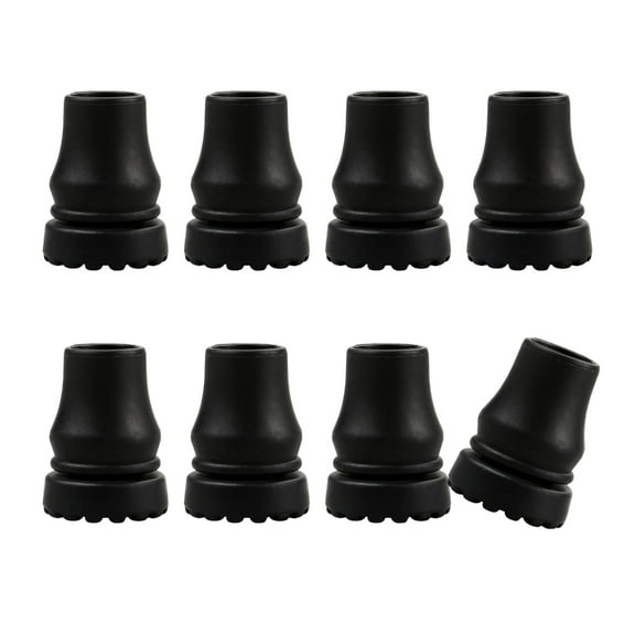 Ywmsfl 8Pcs Trekking Poles Cane Tip Protector Walking Stick Pad Nonslip Foot Cover