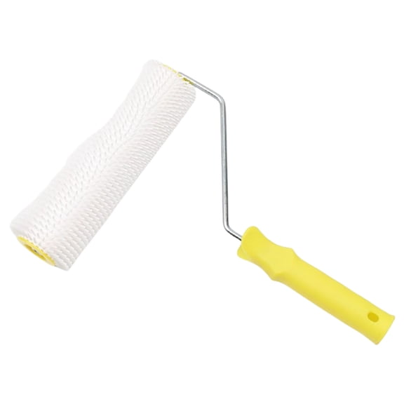 Ywmsfl 9Inch Plastic Defoaming Drum Brush Bleed Roller Leveling Screed Spiked Roller Paint Brush Balance Compound for Flooring