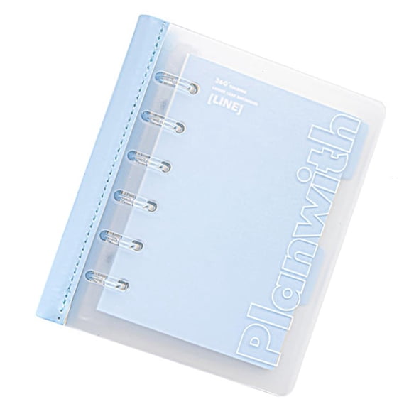 Ywmsfl A7 Quality Smooth Writing Paper Materials Customizable Covers Refill Able Notebook Detachable Rings Binder A7 Notebook