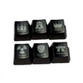 thumbnail image 1 of Ywmsfl ABS Keycaps OEM Personality Height Translucent Keycap Replacement for Mechanical Keyboard 6pcs, 1 of 9