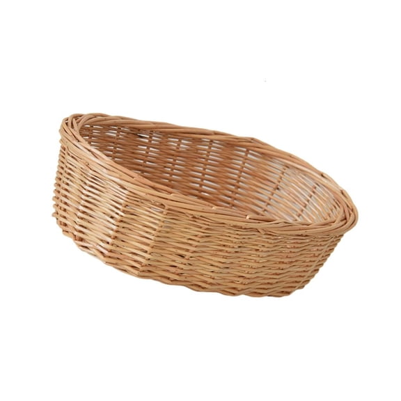 Ywmsfl Artistics Crafted Rattan Serving Tray Spacious and Sturdy Suitable for Displaying Fruits In Any Room of House Ornament
