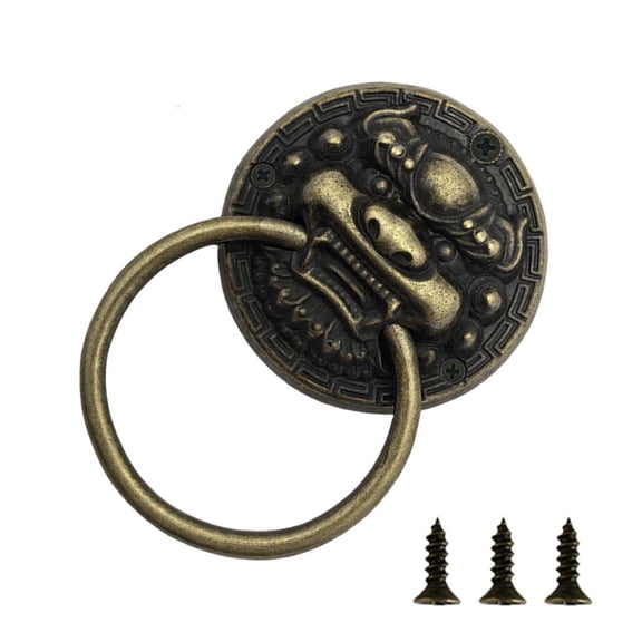 Ywmsfl Asian Styles Cabinet Handle Single Hole Installation Metal Workmanship Furniture Improvement Accessory