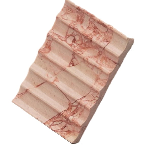 Ywmsfl Automatic Drainage Marble Soap Tray Bathroom Counter Organizers Waterproof Rack