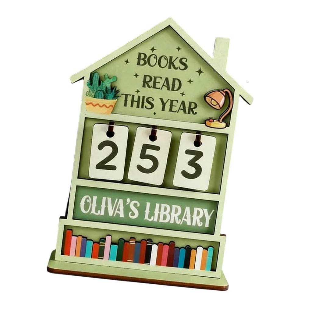 Ywmsfl Book Counter Simple Operation Reading Trackers Home School ...
