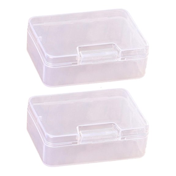 Ywmsfl Boxes for Organizing Small Items Delicate Clear Containers Holder Box For Sorting Small Household Items