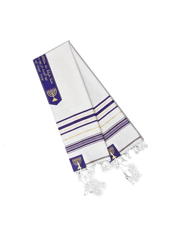 Classical Stripe Tallit Prayers Shawl 71Inch Soft Breathable Scarf For Ceremonies Men Women Unisex