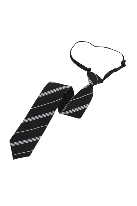 British Striped Necktie for Teen Elegant Banquets Necktie Suit Teen Woman Multiple Functional Necktie