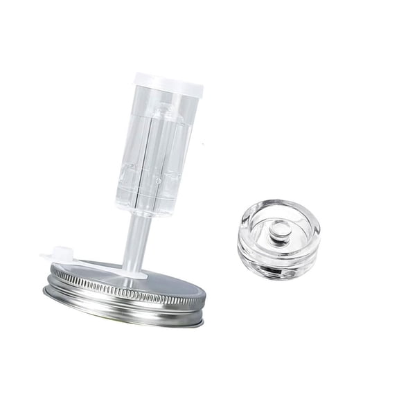 Ywmsfl Broadmouth Bricklayer Jar Fermenting Set 86MM Size Strong Metal Construction Homebrewed Probiotic Food Starter