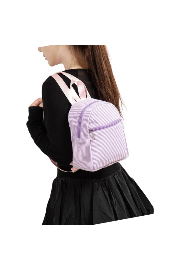 Bubble Textured Backpack Portable Travel Bag With Organizational Pockets Polyester Materials