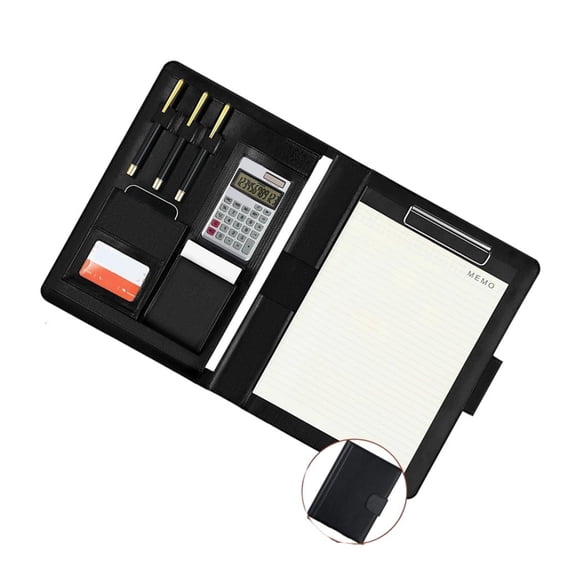 Ywmsfl Budget Binders Cover With Calculator And Clipboard Document Holders PU Wallets