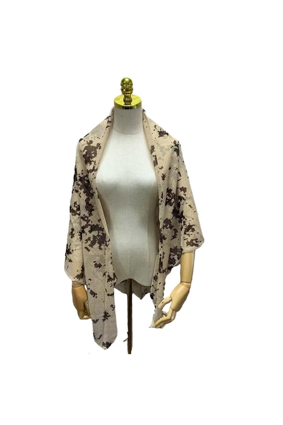 Camouflage Arab Keffiyeh Shemagh Square Scarf Lightweight Face Scarf Mesh Net Desert Scarves Shawl Headwrap for Camping