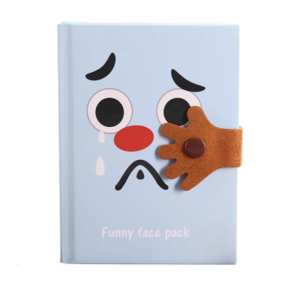 Ywmsfl Cartoon for Facial Expressions Notebook Cute Personal Diary Notepad Travel Journ
