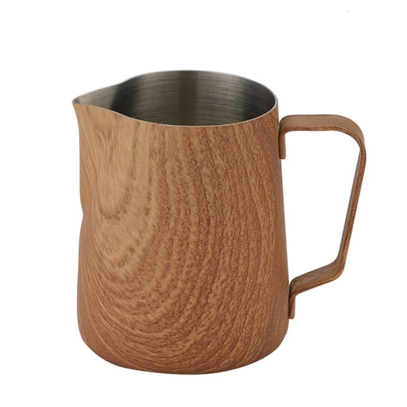 Ywmsfl Coffee Milk Graining Stainless Steel Frothing Pitcher Pull Flower Cup Mug