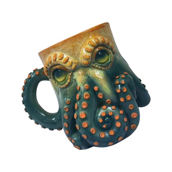 Ywmsfl Coffee Whiskeys Drinking Cup with Handle Pirate Portable Beer Mug Large Capacity Kitchen Resin Drinkware