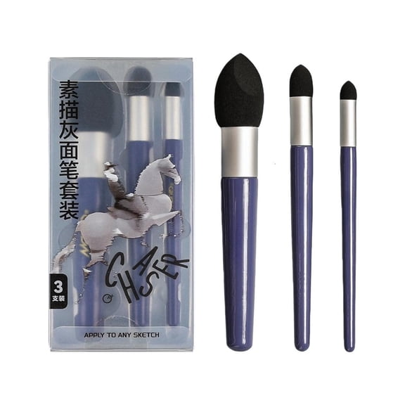Ywmsfl Complete Sketch Blending Tool Set Reusable Housing Soft Sponge Tips Suitable to Beginners and Professional