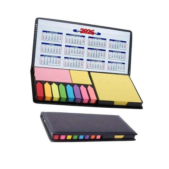 Ywmsfl Convenient Stick Note Holder Daily Planner Note Box PVC Design Calendar