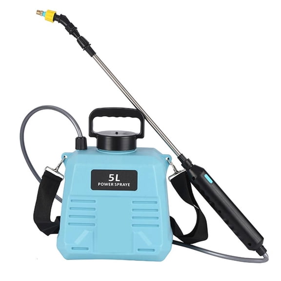 Ywmsfl Cordless Pressure Sprayer 4 Misting Pattern Rechargeable 5L Large Capacity Telescoping Extension Wand For Plant Garden